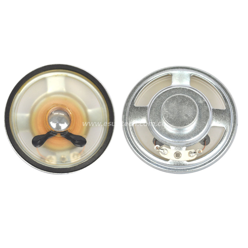 Loudspeaker YD57-2-8N12.5M-R 18mm 2.25 Inch 57mm Internal Magnet ROHS Micro Waterproof Speaker Unit - ESUTECH