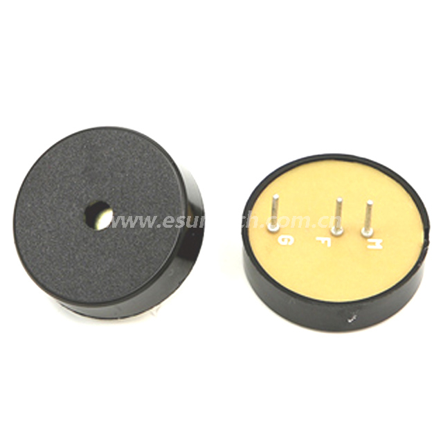 Piezo Self-oscillation transducer EPF2580-TA-12-3.5-R 6V 12V 3 pin buzzer - ESUNTECH