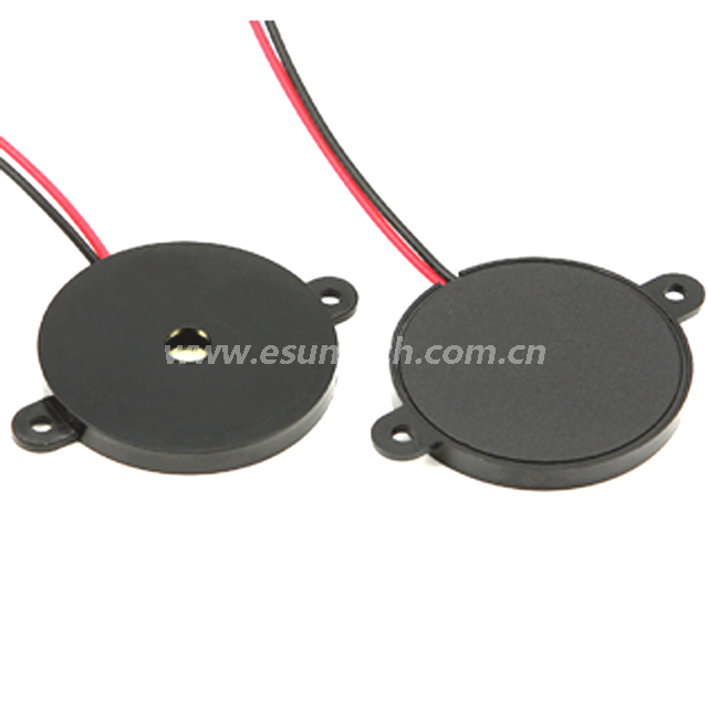 Piezo buzzer EPT3045W1103-TA-12-4.0-25-R wired transducer - ESUNTECH